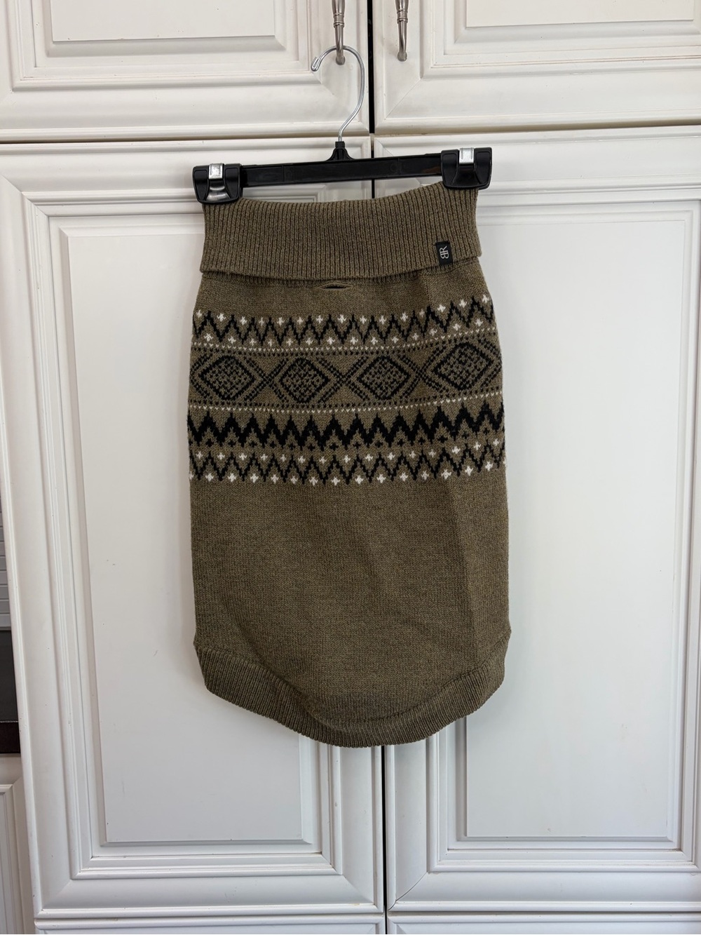 NWT Banana Republic Niall Fair Isle wool blend knit dog sweater